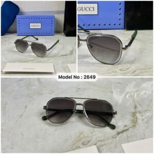 BLACK GREEN G SUNGLASSES #SG_37