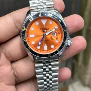 Stainless Steel GMT 5 Sports Automatic Watch