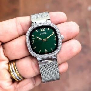 Royal Green Dial Bracelet Watch For Her