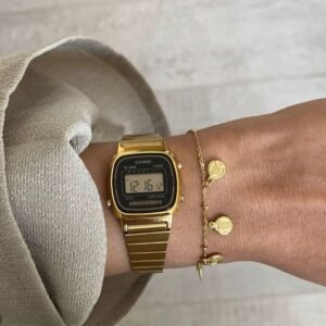Golden Vintage Watch For Her